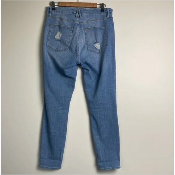 Good American Good Legs Crop Jeans Size 32 - Picture 2 of 4